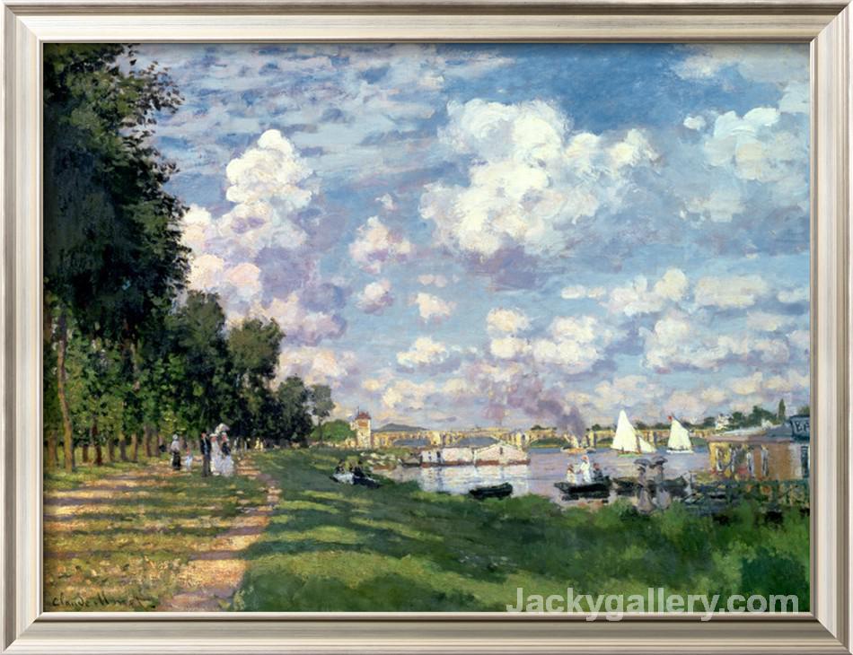 THE MARINA AT ARGENTEUIL by Claude Monet paintings reproduction